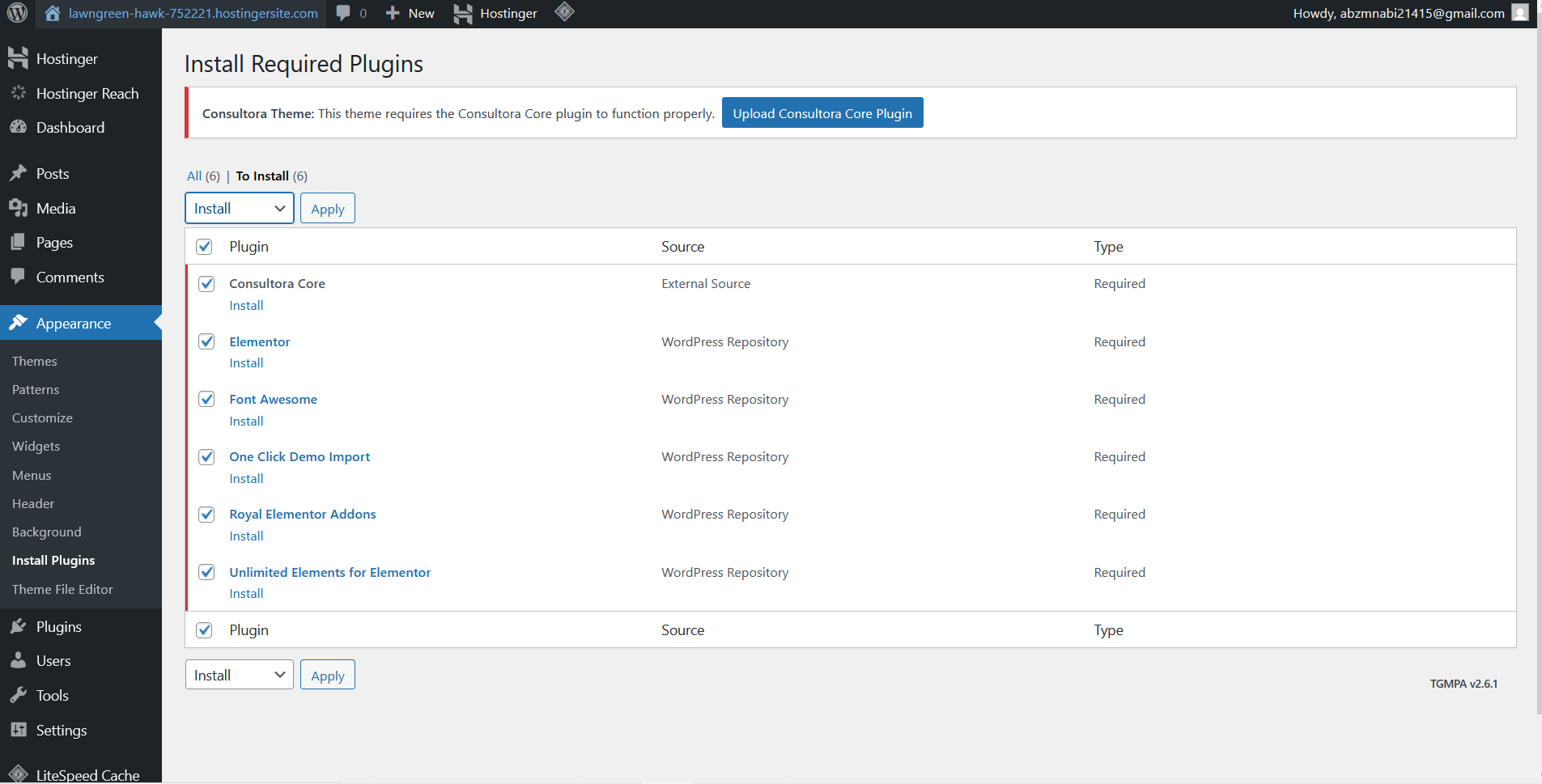 Installing of plugins in wordpress